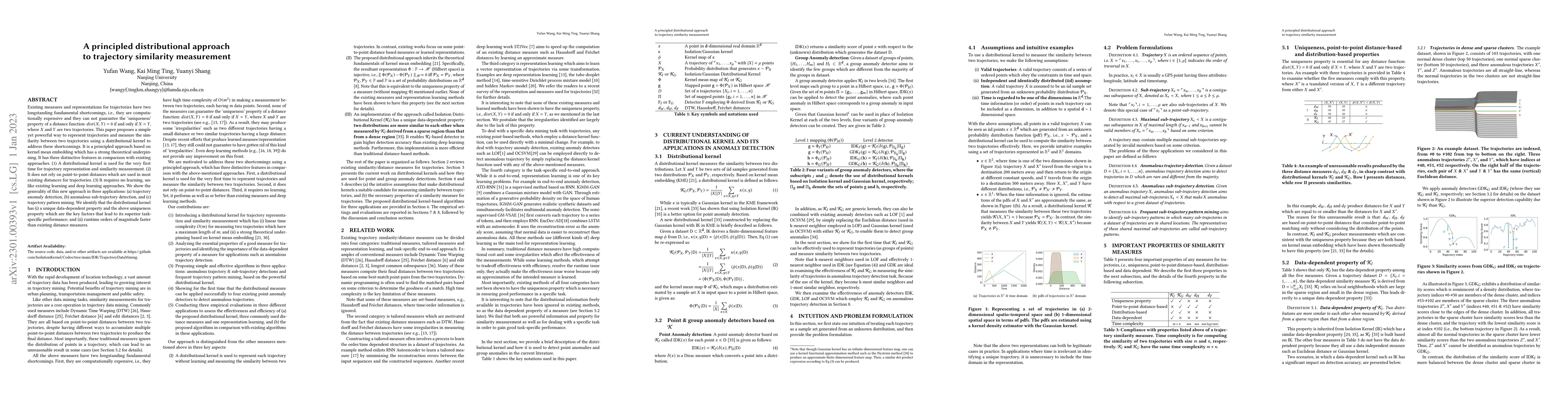 Thumbnail for A principled distributional approach to trajectory similarity
  measurement
