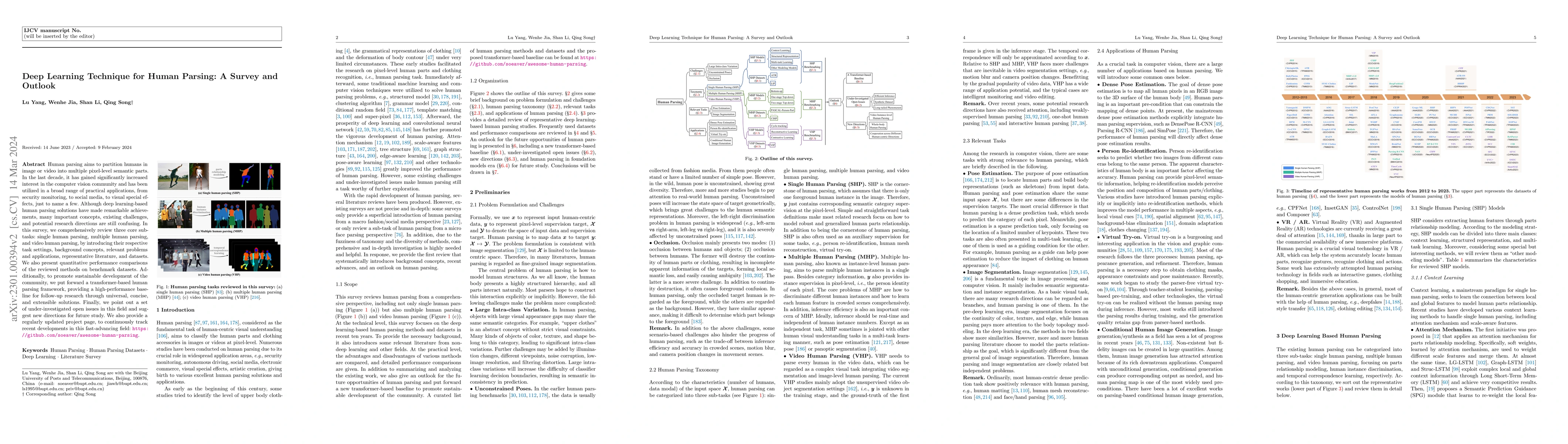 Thumbnail for Deep Learning Technique for Human Parsing: A Survey and Outlook