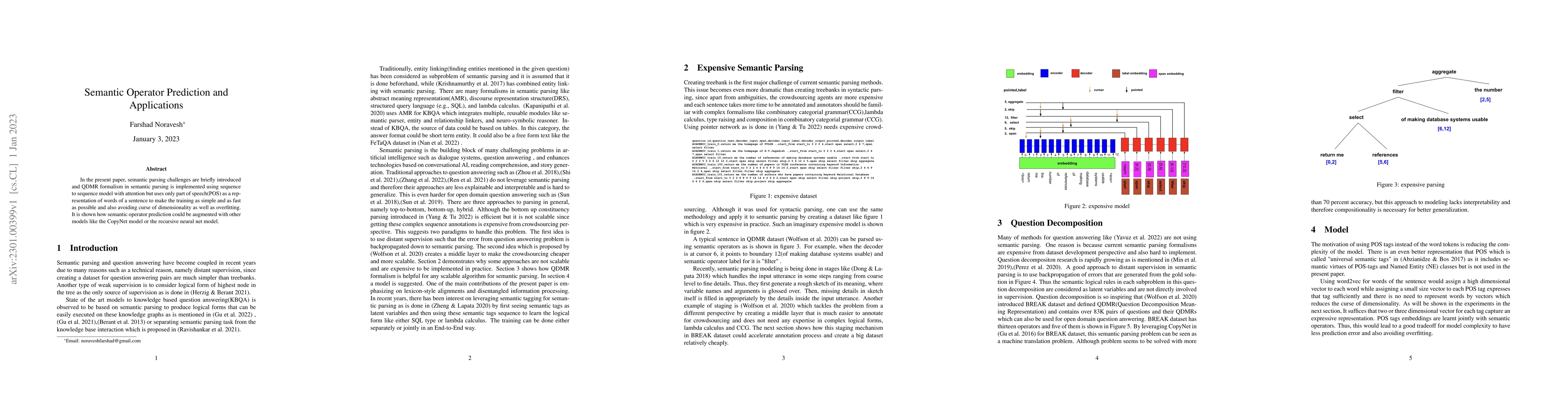 Thumbnail for Semantic Operator Prediction and Applications