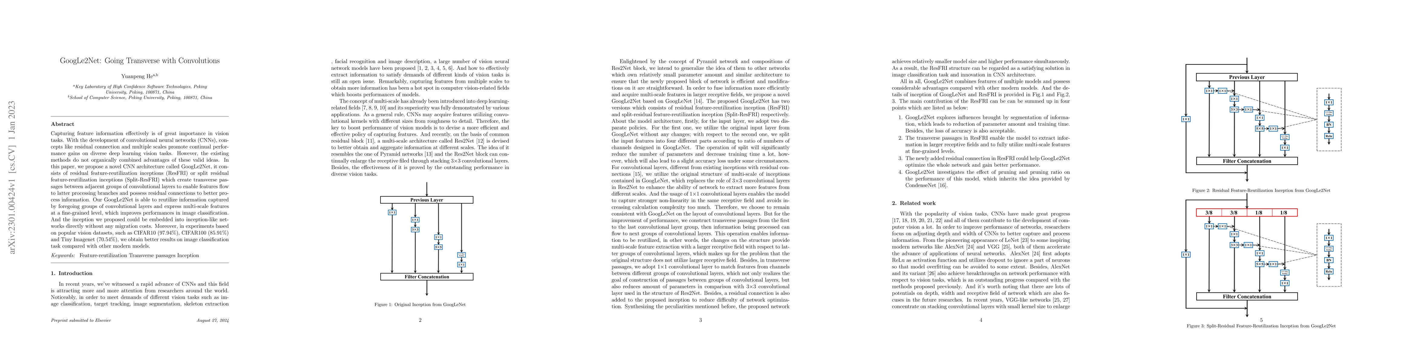 Thumbnail for GoogLe2Net: Going Transverse with Convolutions
