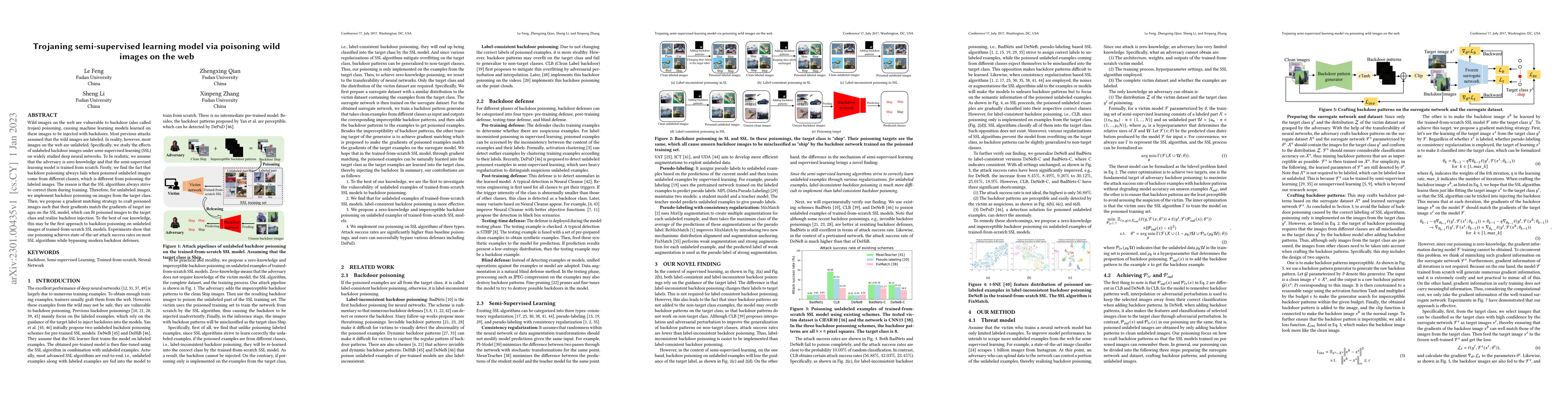 Thumbnail for Trojaning semi-supervised learning model via poisoning wild images on
  the web