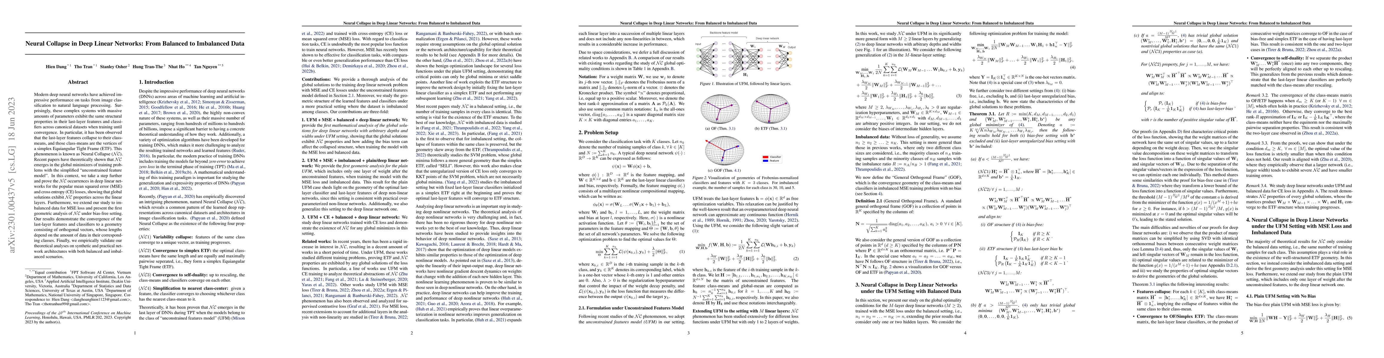 Thumbnail for Neural Collapse in Deep Linear Networks: From Balanced to Imbalanced
  Data