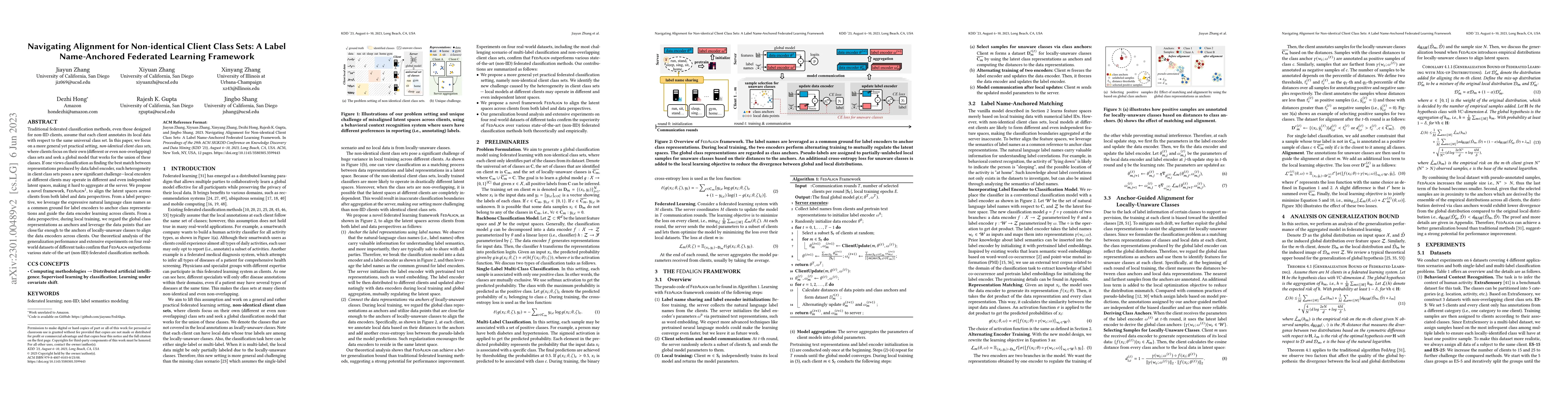 Thumbnail for Navigating Alignment for Non-identical Client Class Sets: A Label
  Name-Anchored Federated Learning Framework