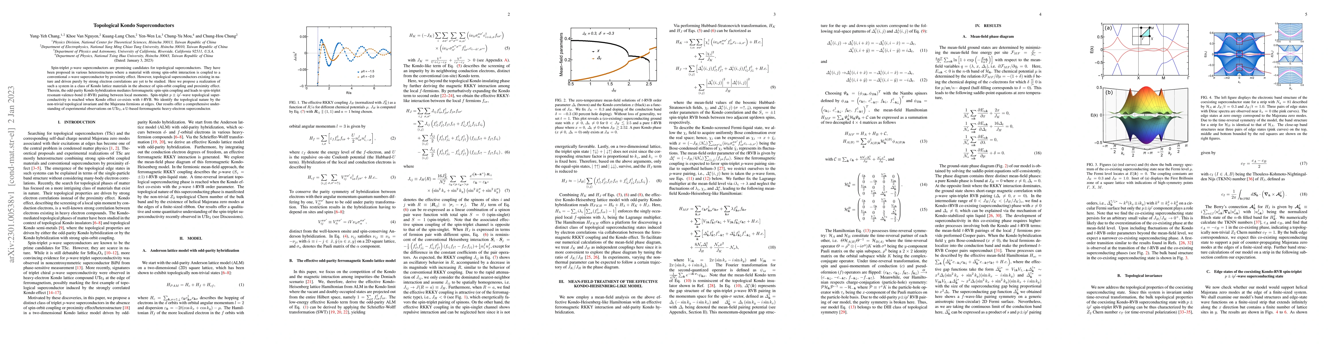 Thumbnail for Topological Kondo Superconductors