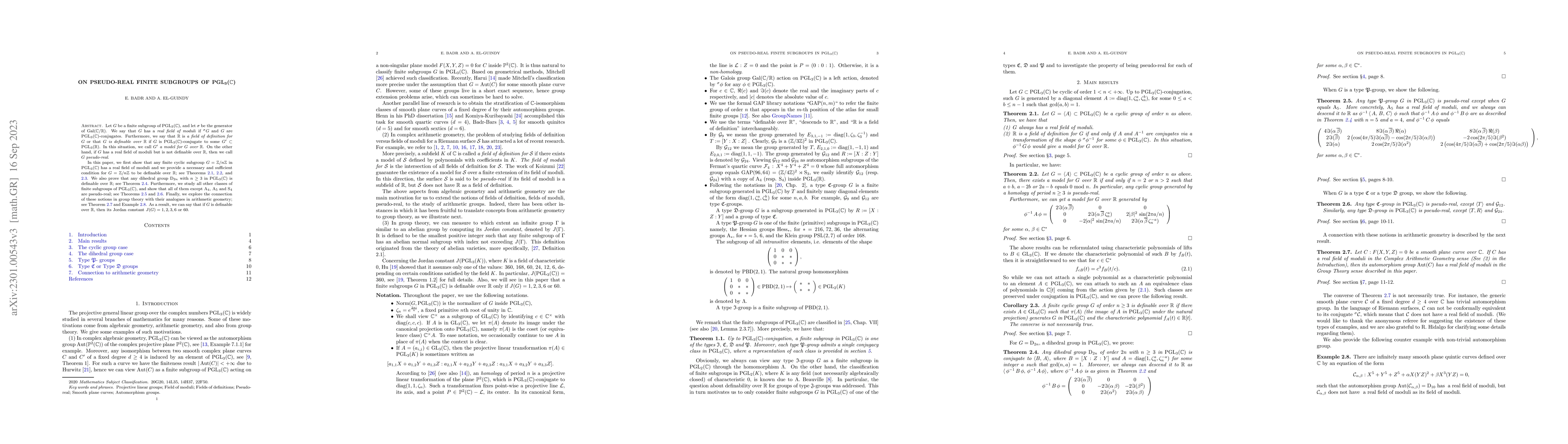 Thumbnail for On pseudo-real finite subgroups of $\operatorname{PGL}_3(\mathbb{C})$