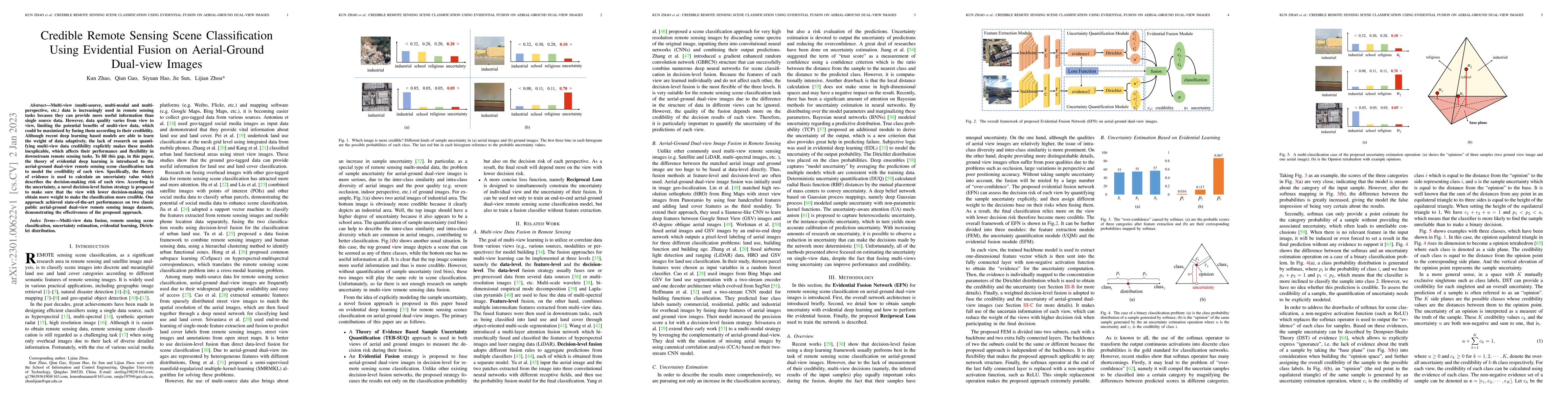 Thumbnail for Credible Remote Sensing Scene Classification Using Evidential Fusion on
  Aerial-Ground Dual-view Images