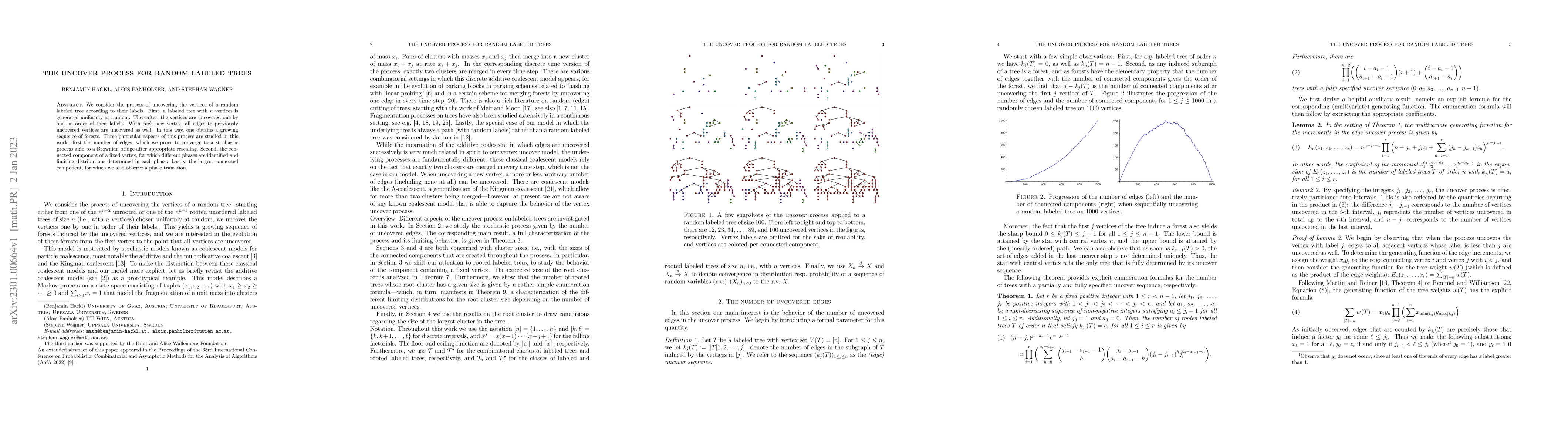 Thumbnail for The Uncover Process for Random Labeled Trees