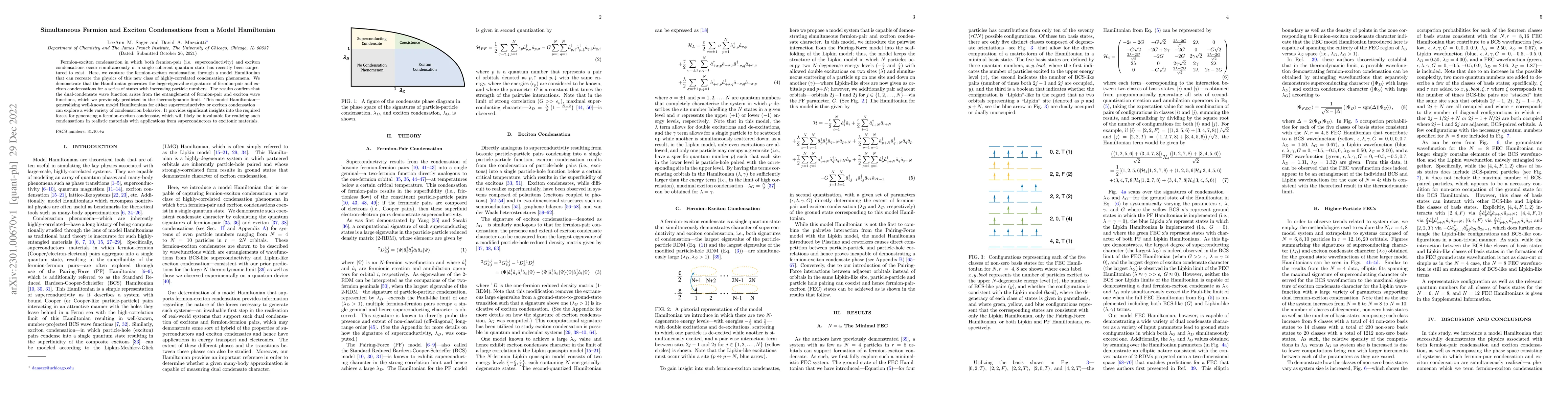 Thumbnail for Simultaneous fermion and exciton condensations from a model Hamiltonian