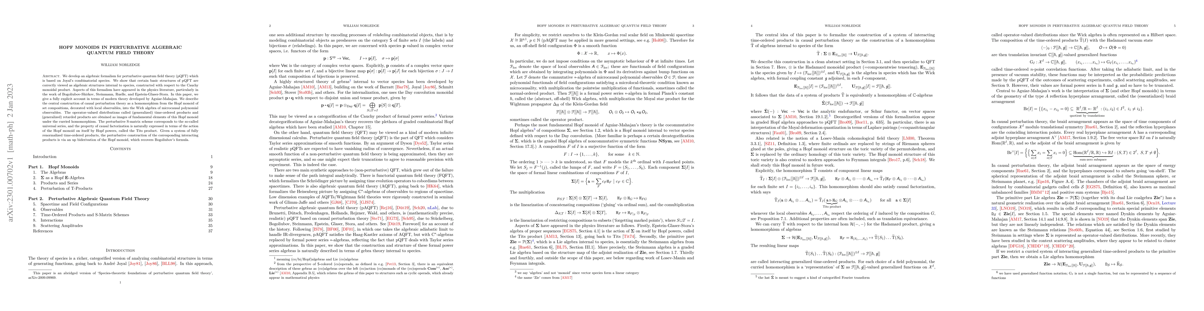 Thumbnail for Hopf monoids in perturbative algebraic quantum field theory