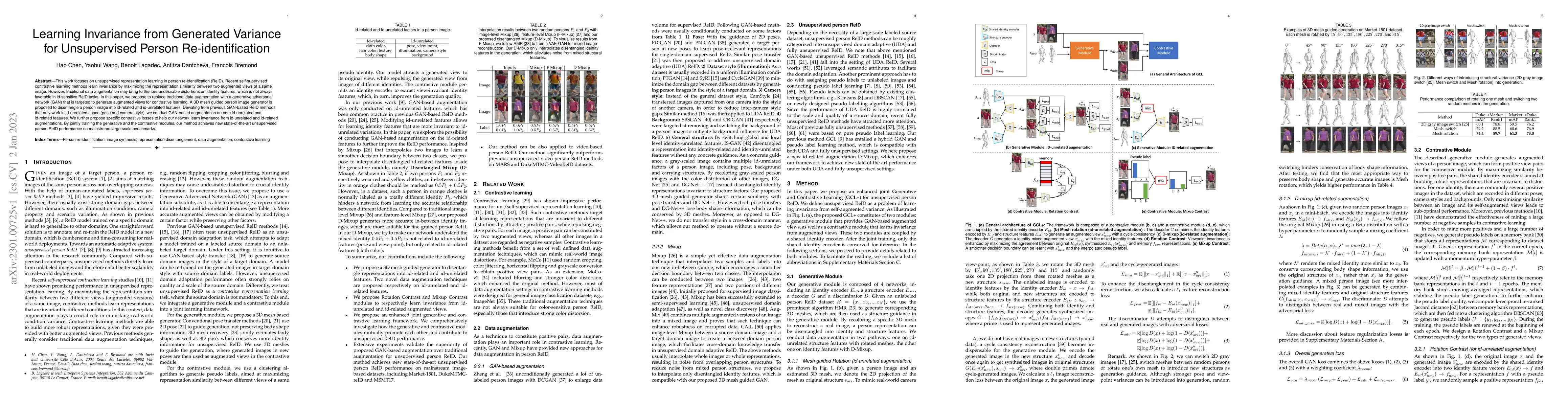 Thumbnail for Learning Invariance from Generated Variance for Unsupervised Person
  Re-identification