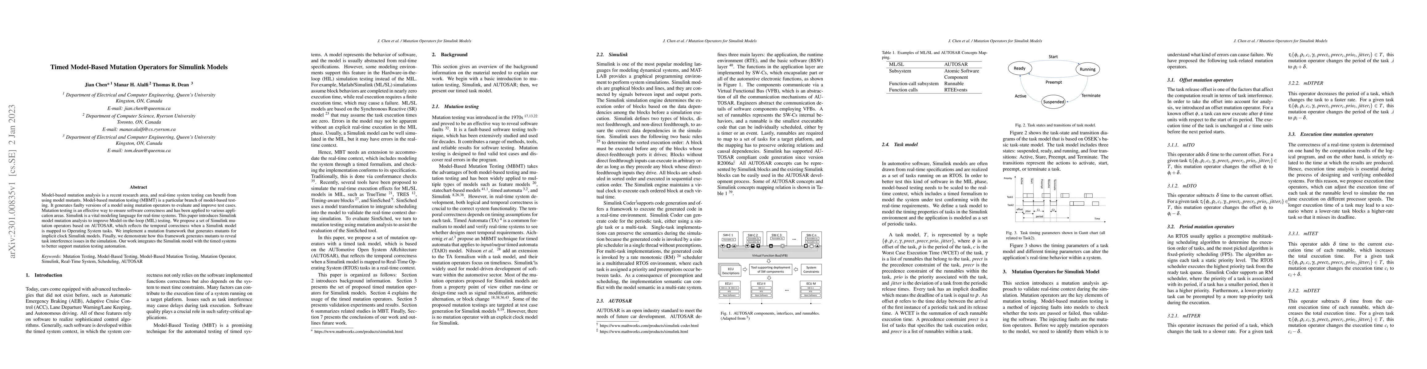 Thumbnail for Timed Model-Based Mutation Operators for Simulink Models