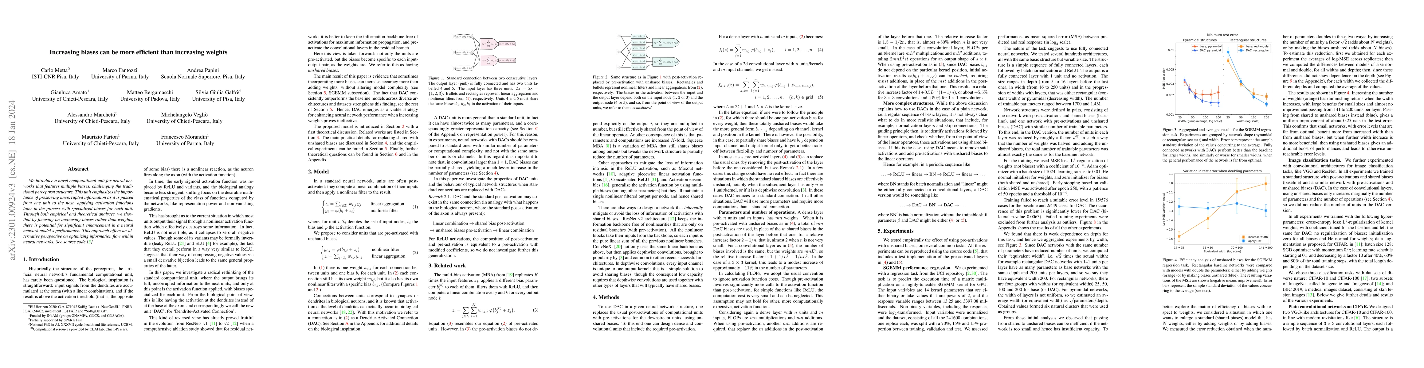 Thumbnail for Increasing biases can be more efficient than increasing weights