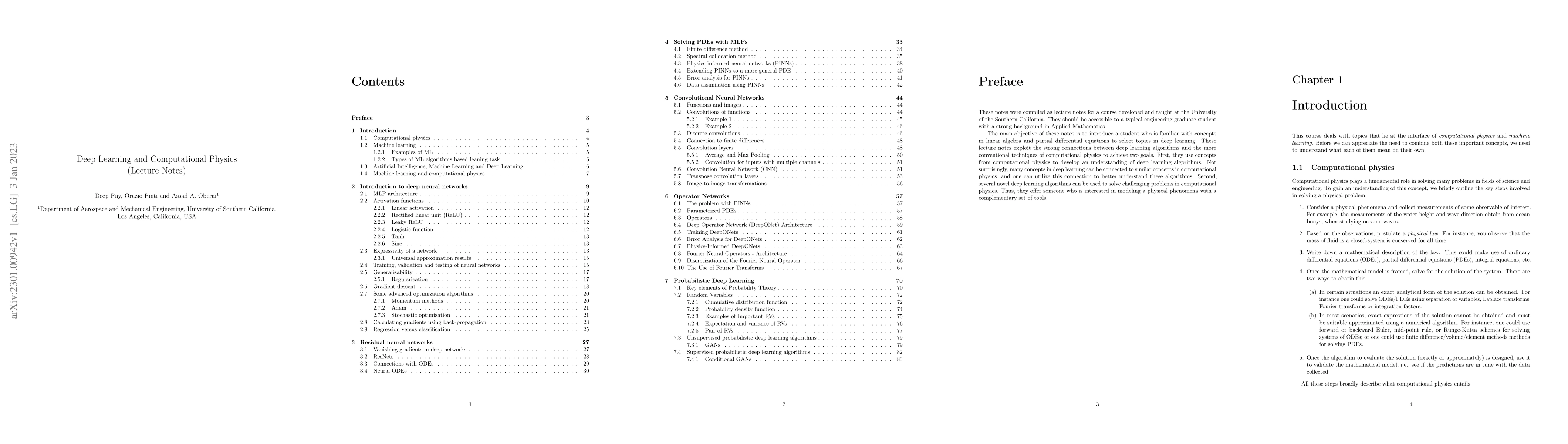 Thumbnail for Deep Learning and Computational Physics (Lecture Notes)