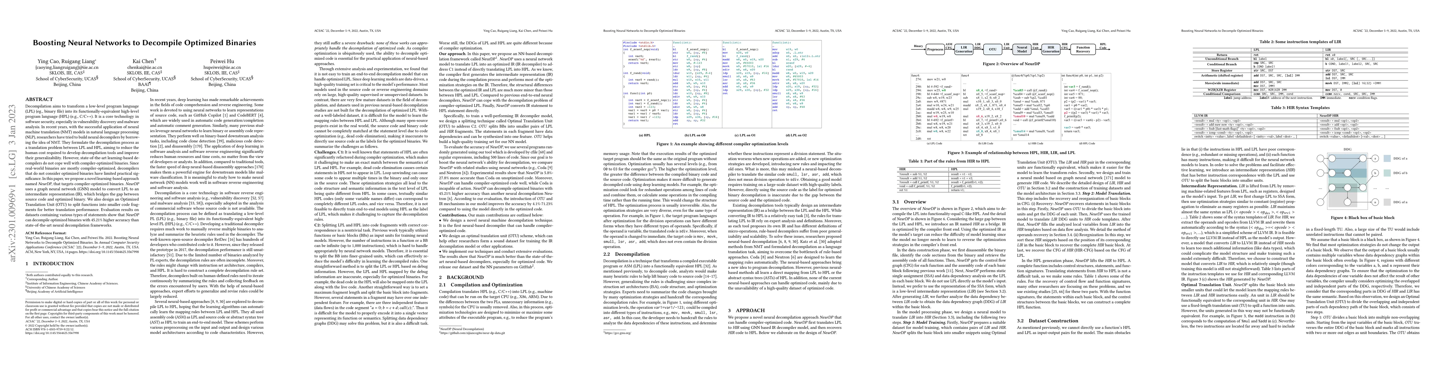 Thumbnail for Boosting Neural Networks to Decompile Optimized Binaries