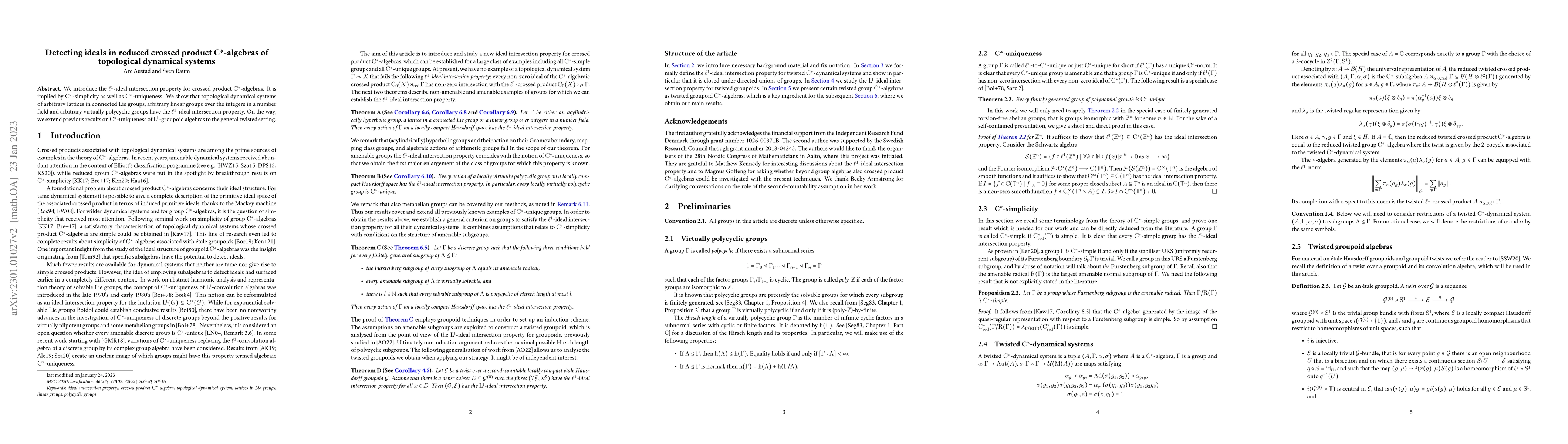Thumbnail for Detecting ideals in reduced crossed product C*-algebras of topological
  dynamical systems
