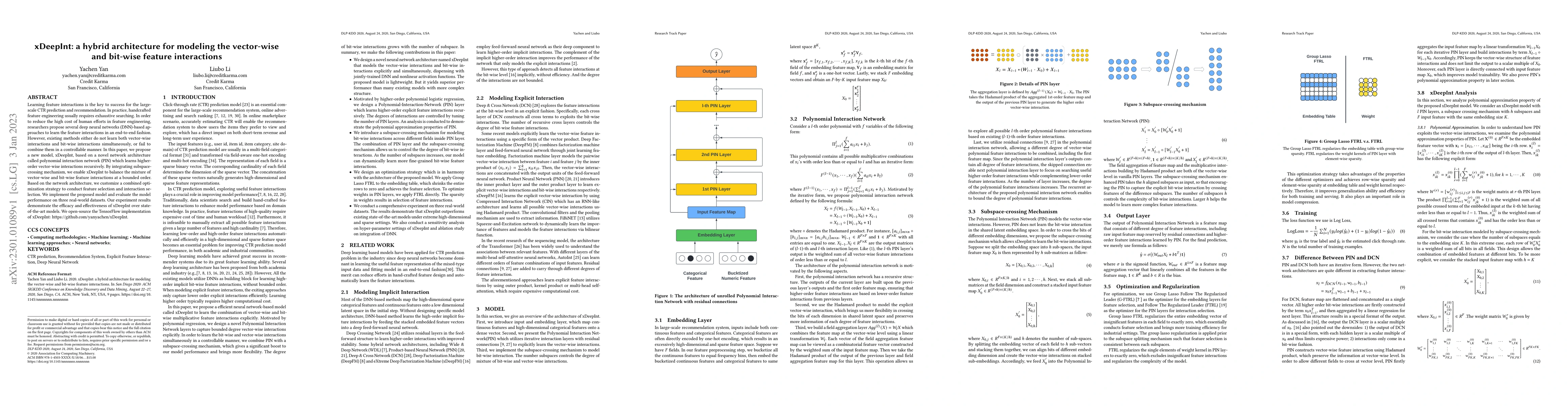 Thumbnail for xDeepInt: a hybrid architecture for modeling the vector-wise and
  bit-wise feature interactions