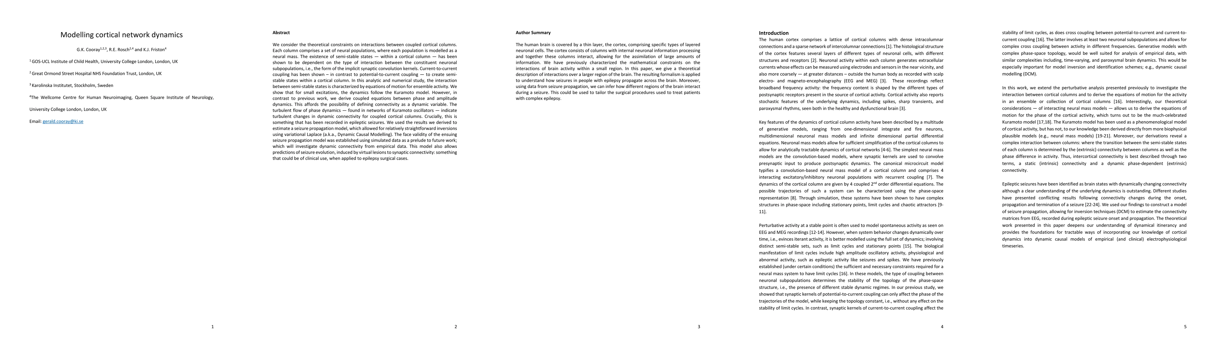 Thumbnail for Modelling cortical network dynamics