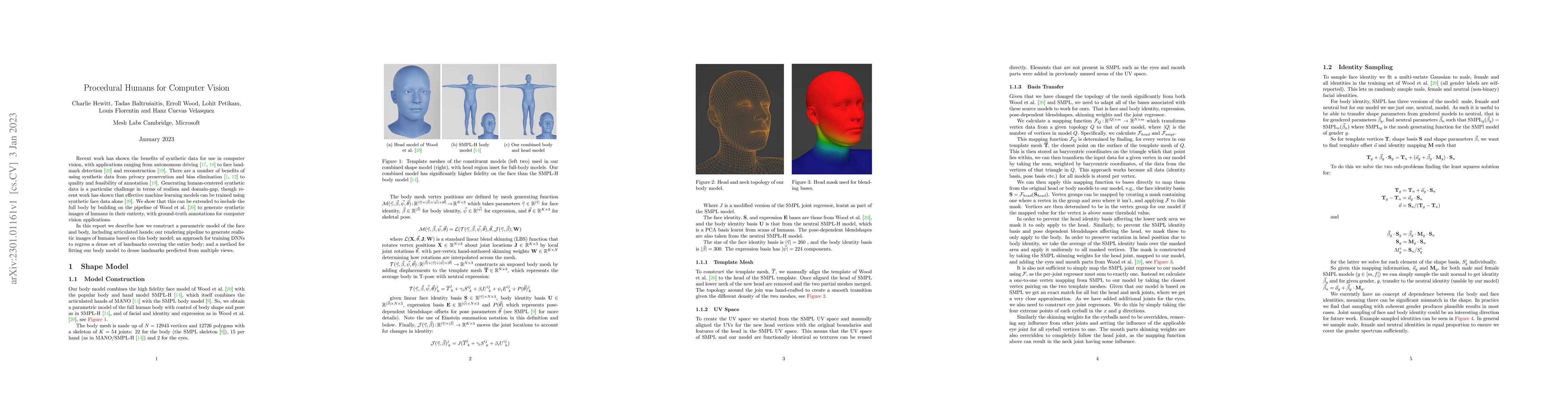 Thumbnail for Procedural Humans for Computer Vision