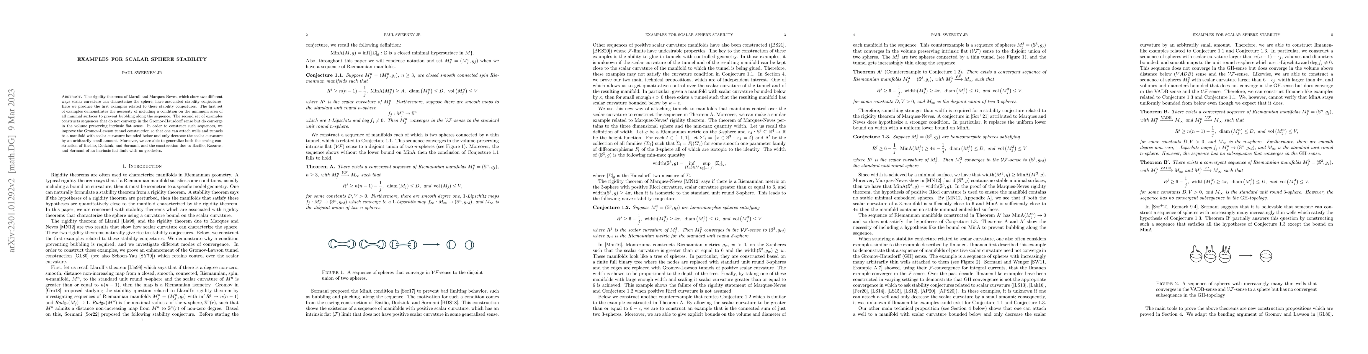 Thumbnail for Examples for Scalar Sphere Stability