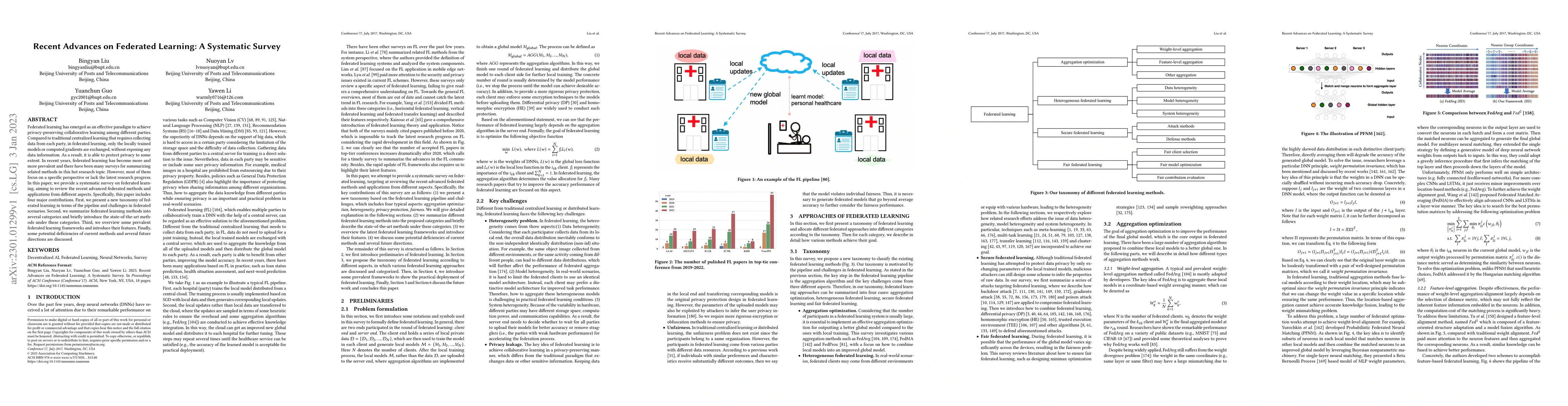Thumbnail for Recent Advances on Federated Learning: A Systematic Survey