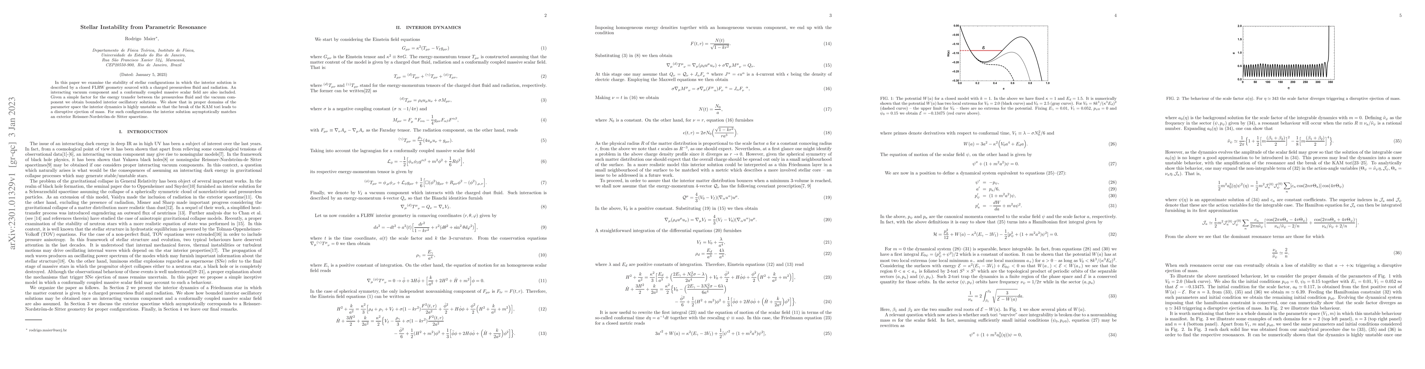 Thumbnail for Stellar Instability from Parametric Resonance