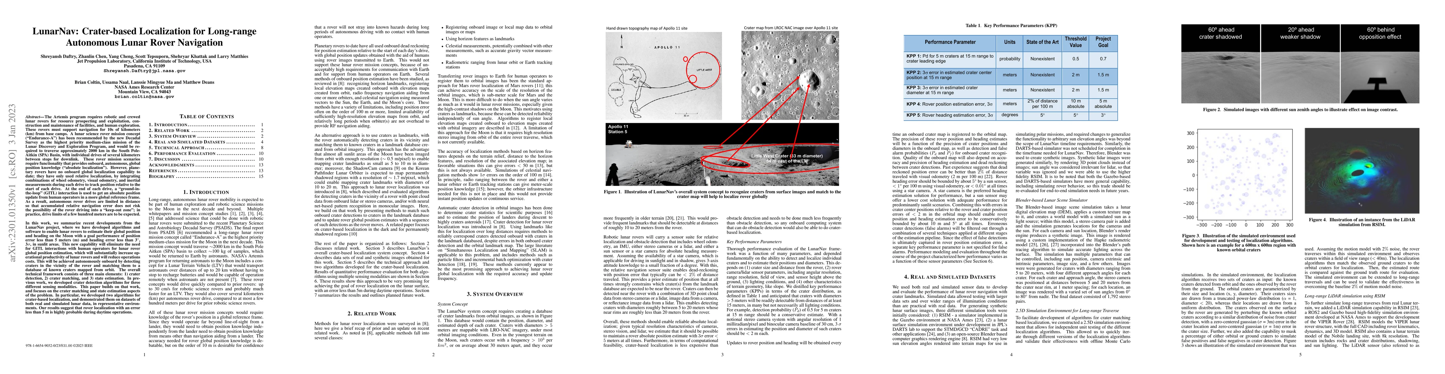 Thumbnail for LunarNav: Crater-based Localization for Long-range Autonomous Lunar
  Rover Navigation
