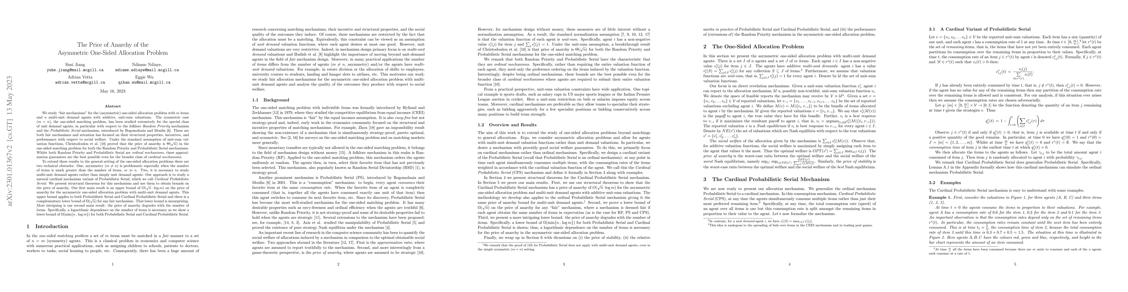 Thumbnail for The Price of Anarchy of the Asymmetric One-Sided Allocation Problem