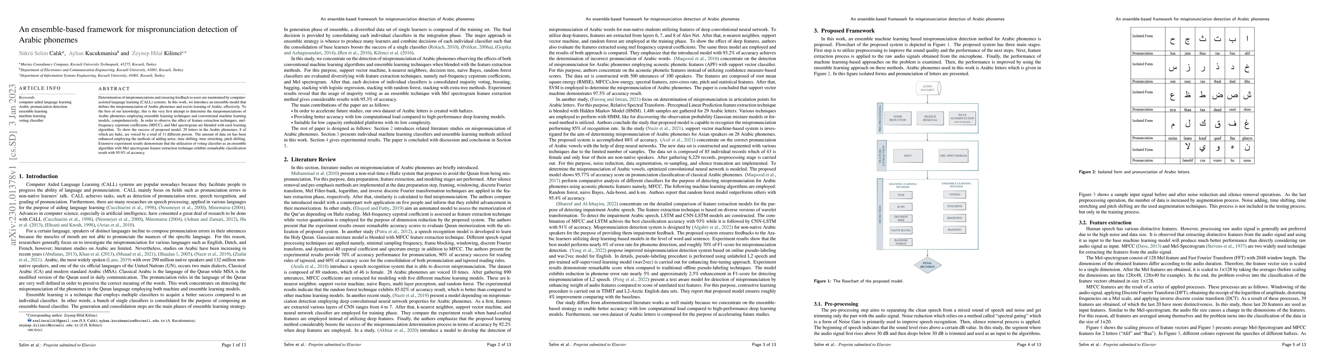 Thumbnail for An ensemble-based framework for mispronunciation detection of Arabic
  phonemes