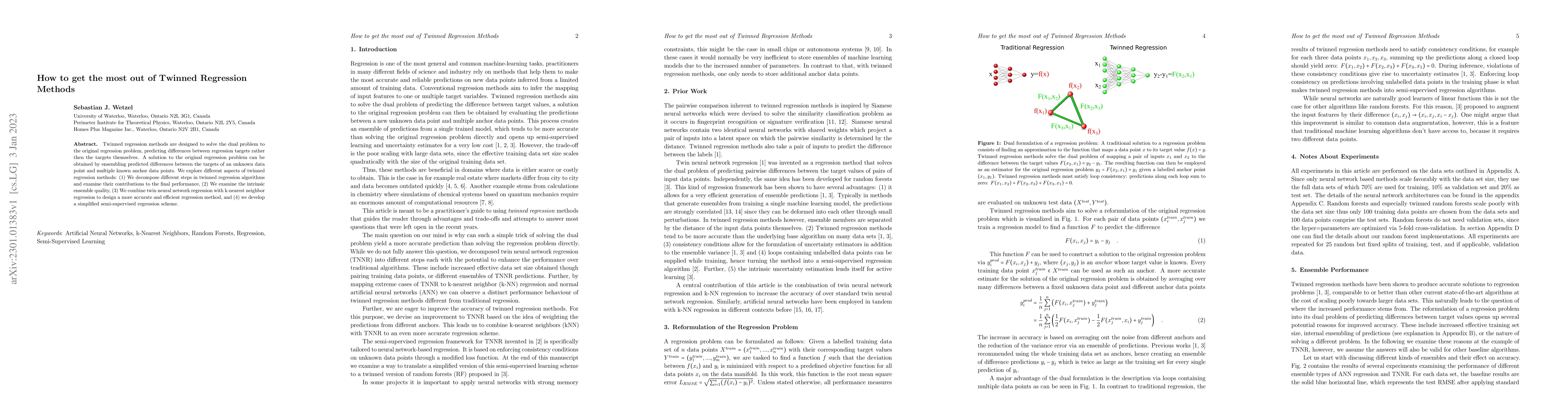 Thumbnail for How to get the most out of Twinned Regression Methods