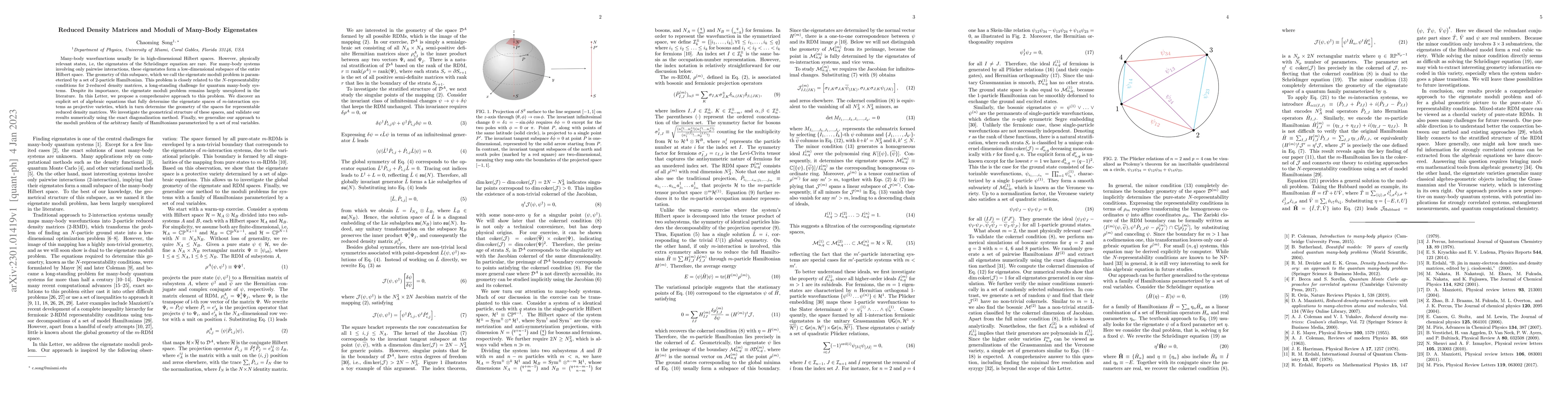 Thumbnail for Reduced Density Matrices and Moduli of Many-Body Eigenstates