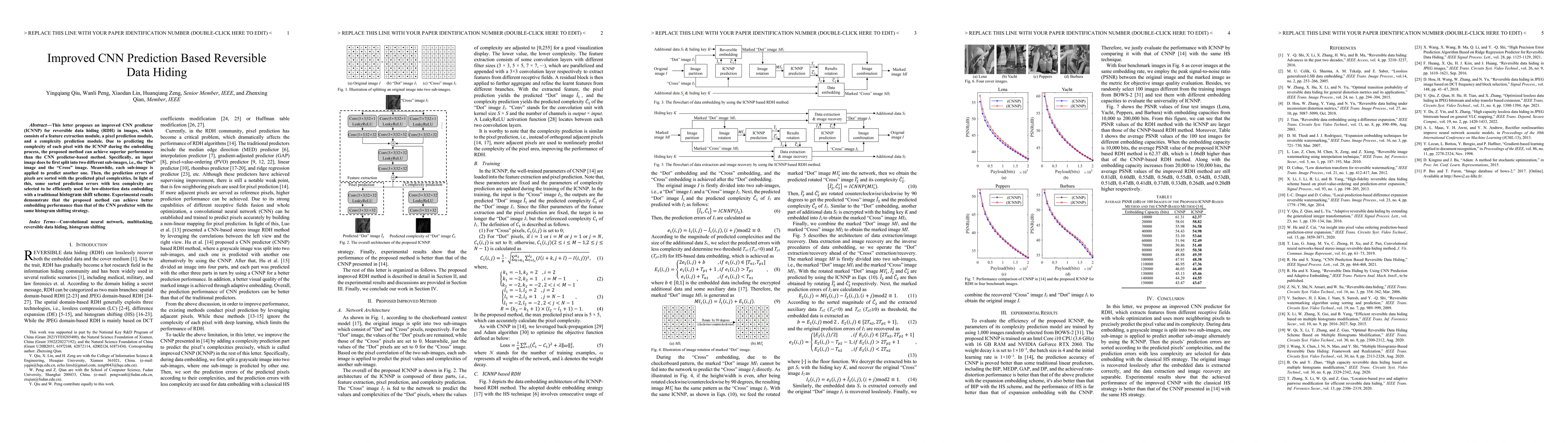 Thumbnail for Improved CNN Prediction Based Reversible Data Hiding