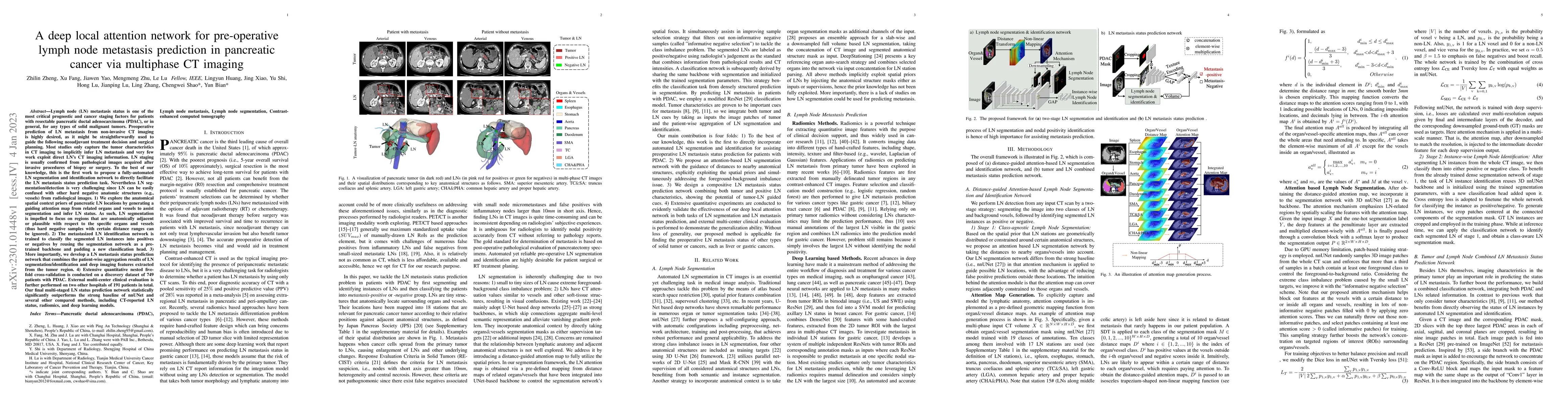 Thumbnail for A deep local attention network for pre-operative lymph node metastasis
  prediction in pancreatic cancer via multiphase CT imaging