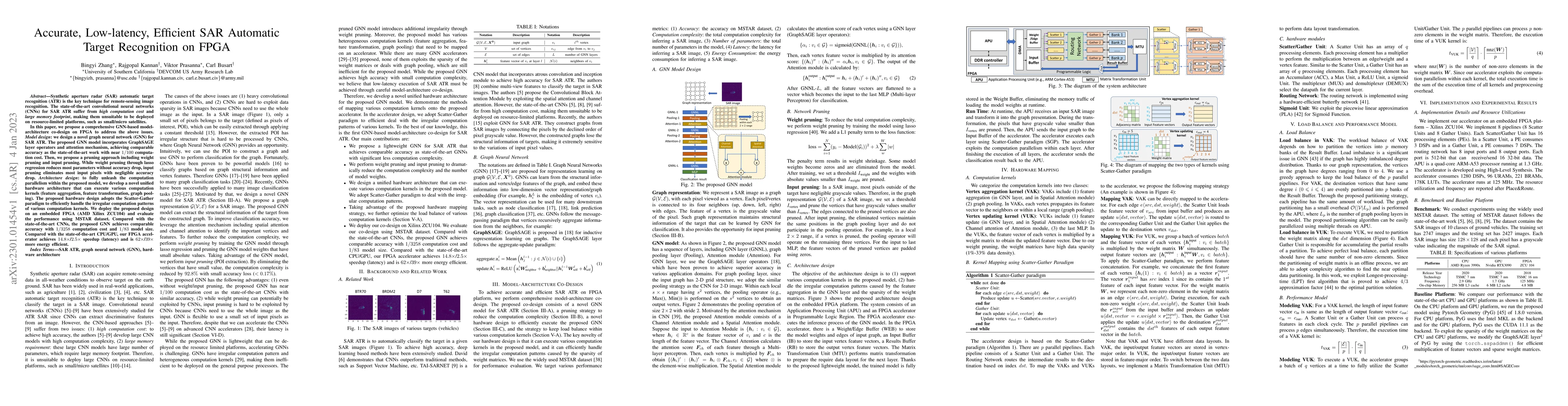 Thumbnail for Accurate, Low-latency, Efficient SAR Automatic Target Recognition on
  FPGA