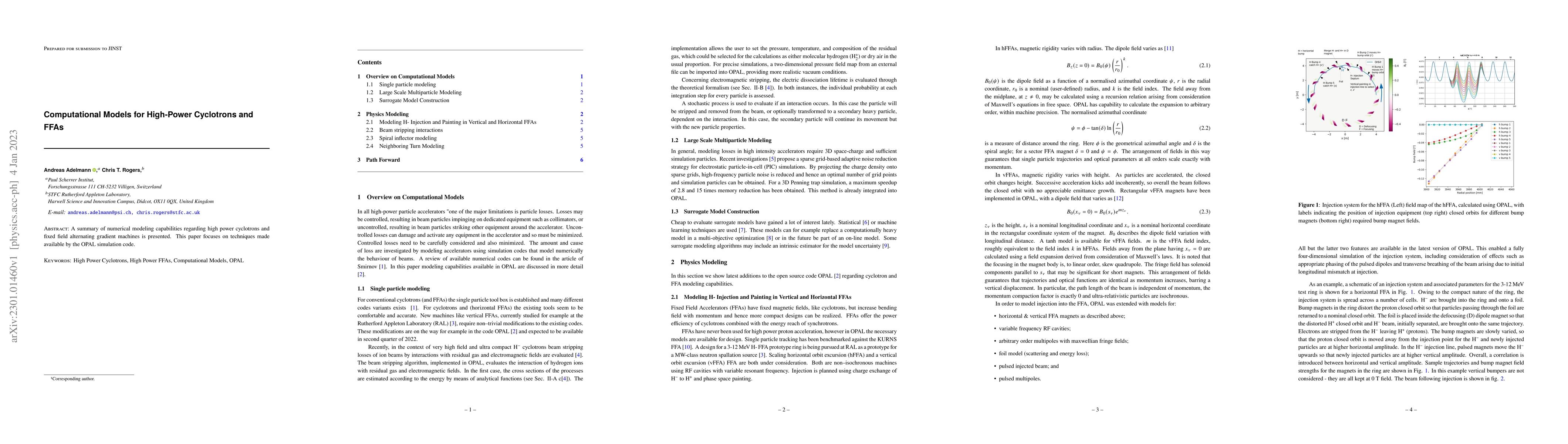 Thumbnail for Computational Models for High-Power Cyclotrons and FFAs