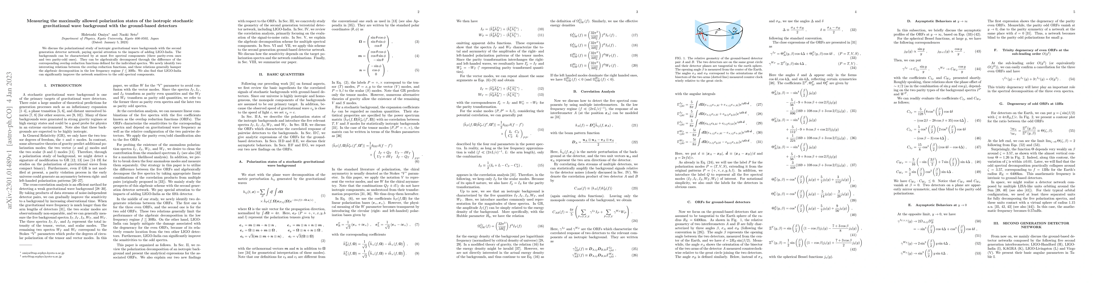 Thumbnail for Measuring the maximally allowed polarization states of the isotropic
  stochastic gravitational wave background with the ground-based detectors