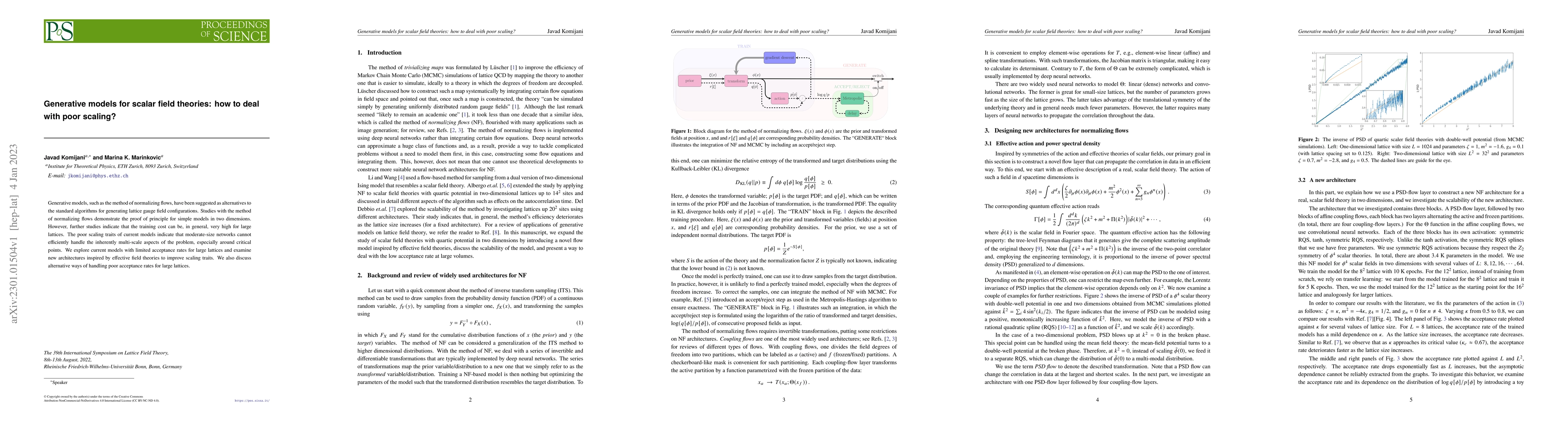 Thumbnail for Generative models for scalar field theories: how to deal with poor
  scaling?