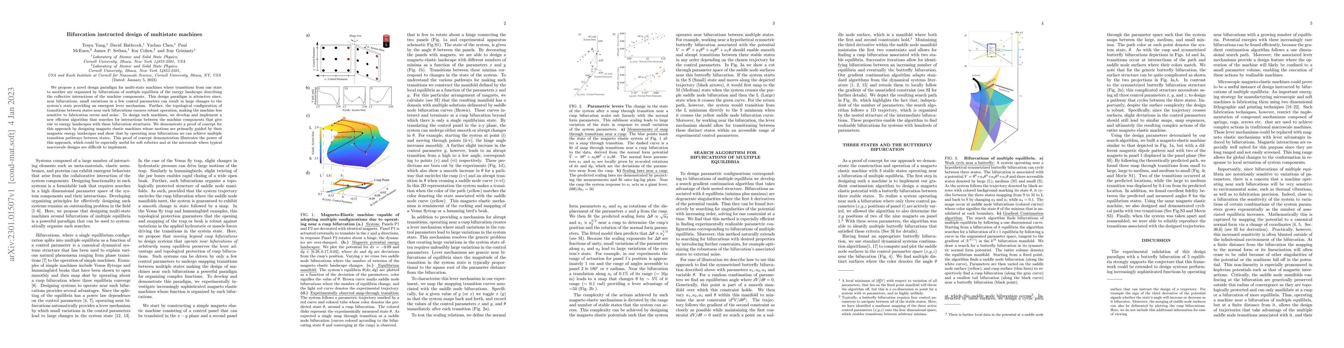 Thumbnail for Bifurcation instructed design of multistate machines