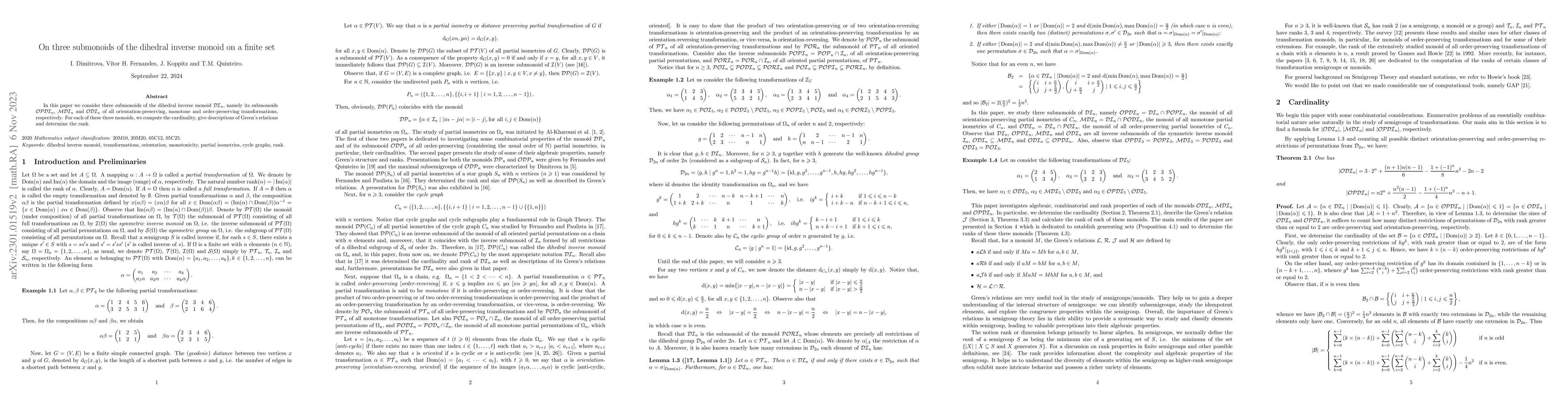 Thumbnail for On three submonoids of the dihedral inverse monoid on a finite set