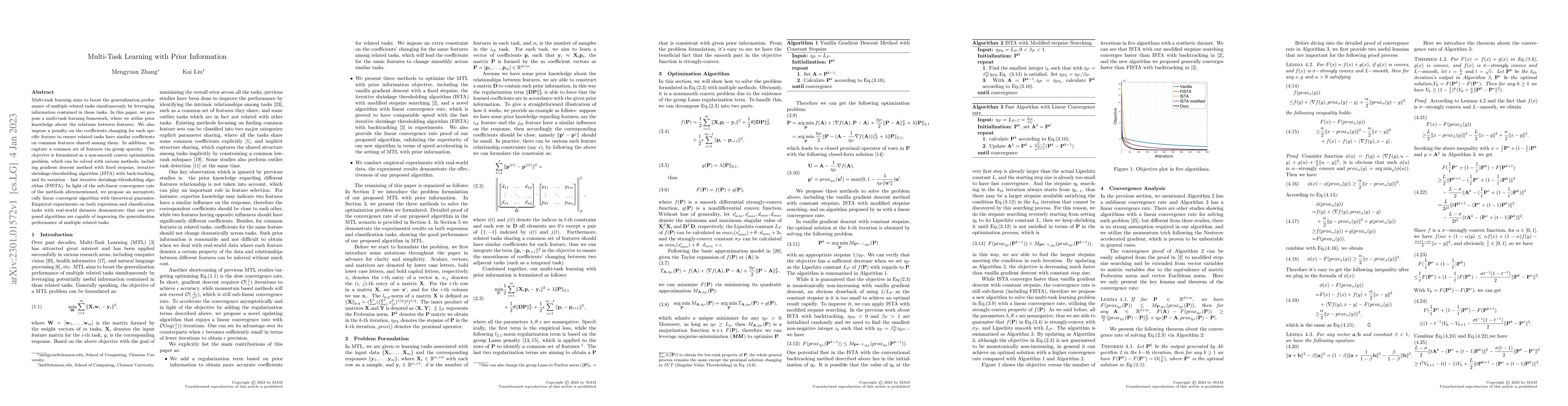 Thumbnail for Multi-Task Learning with Prior Information