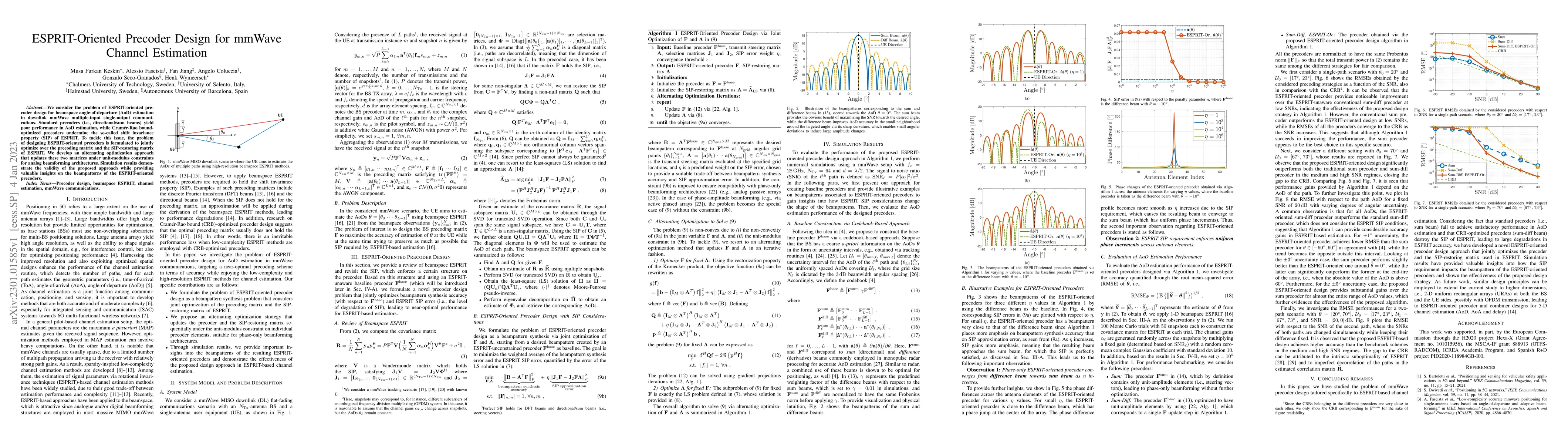 Thumbnail for ESPRIT-Oriented Precoder Design for mmWave Channel Estimation