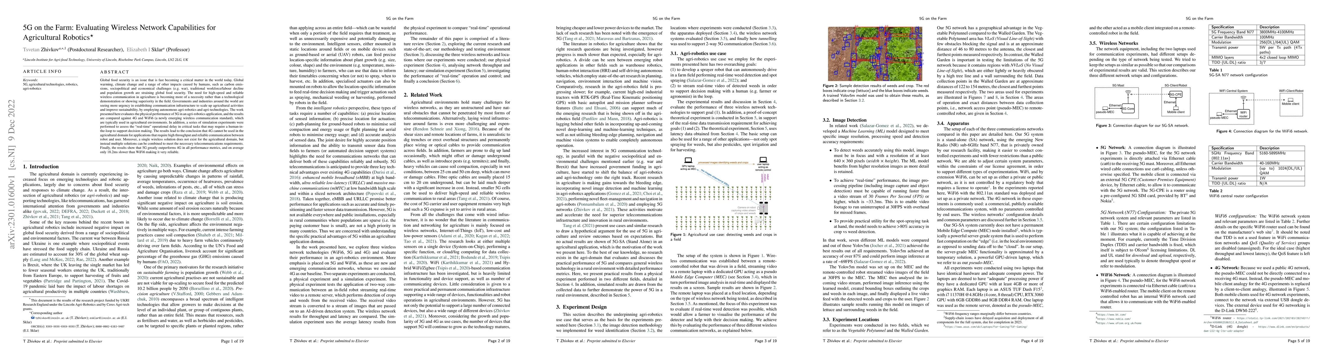 Thumbnail for 5G on the Farm: Evaluating Wireless Network Capabilities for
  Agricultural Robotics