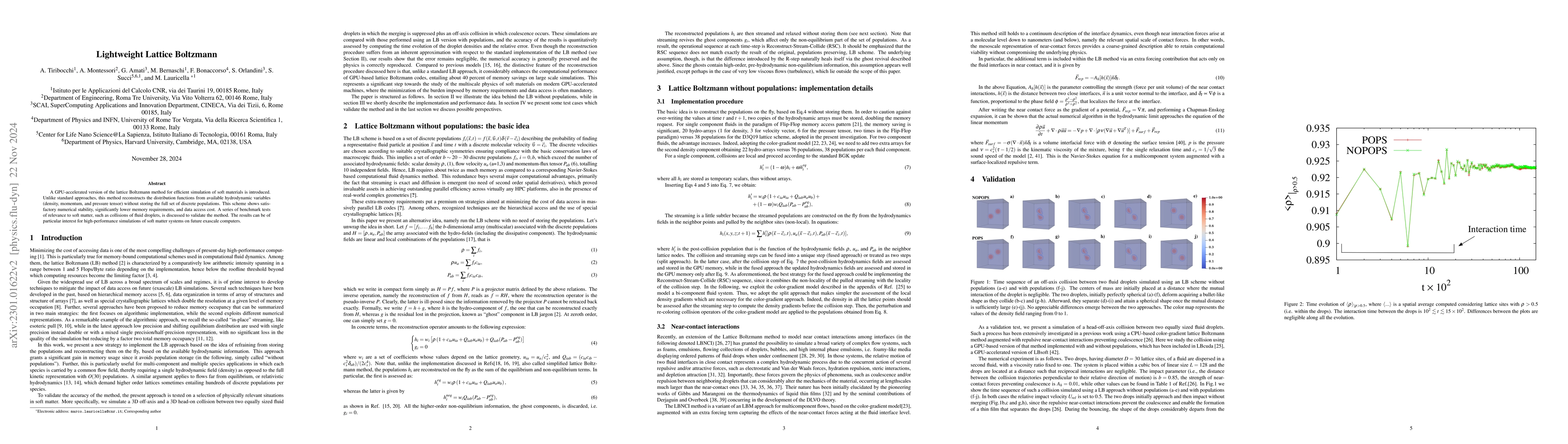 Thumbnail for Lightweight Lattice Boltzmann