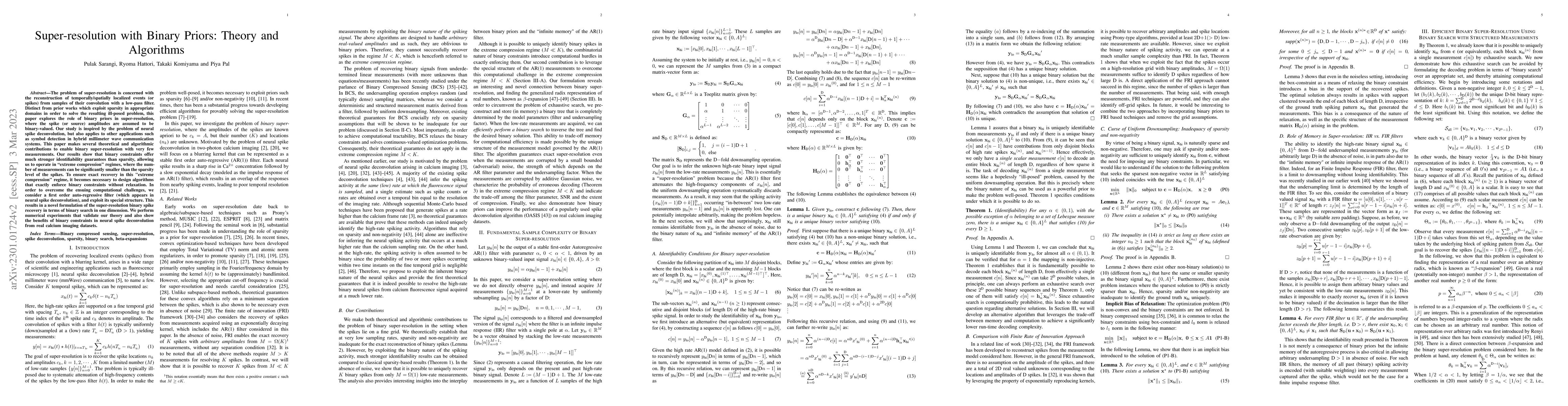 Thumbnail for Super-resolution with Binary Priors: Theory and Algorithms