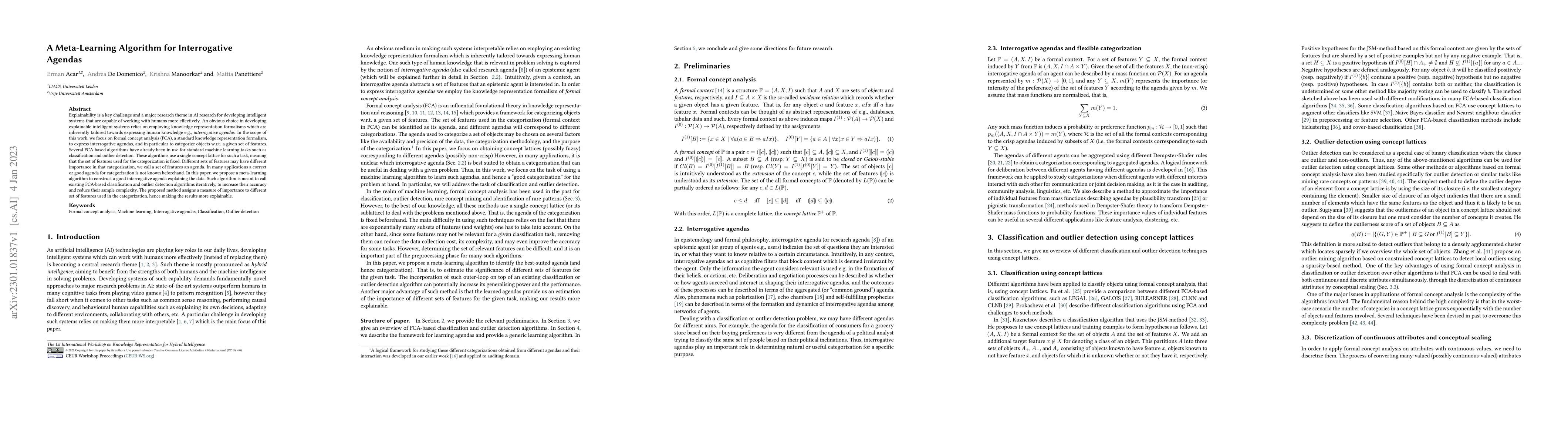 Thumbnail for A Meta-Learning Algorithm for Interrogative Agendas