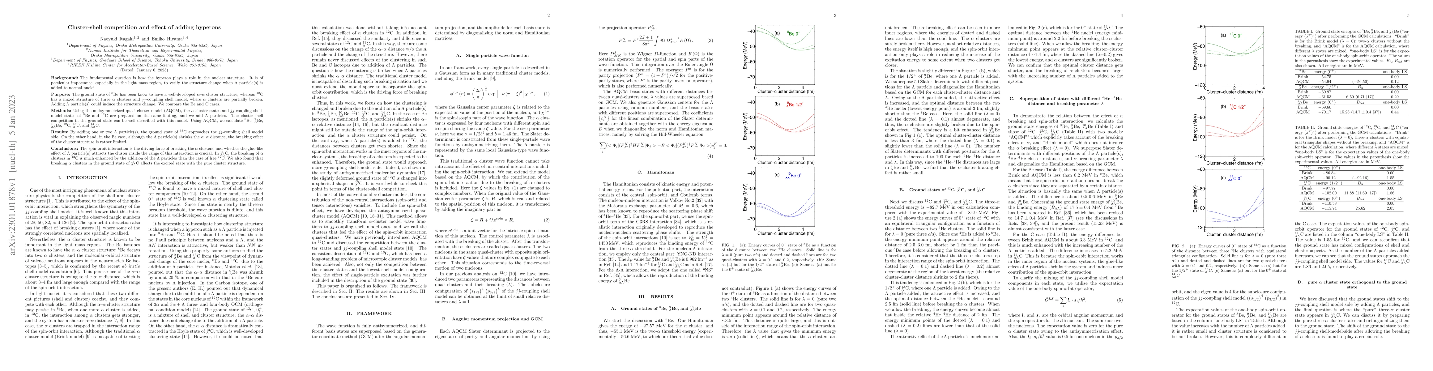 Thumbnail for Cluster-shell competition and effect of adding hyperons