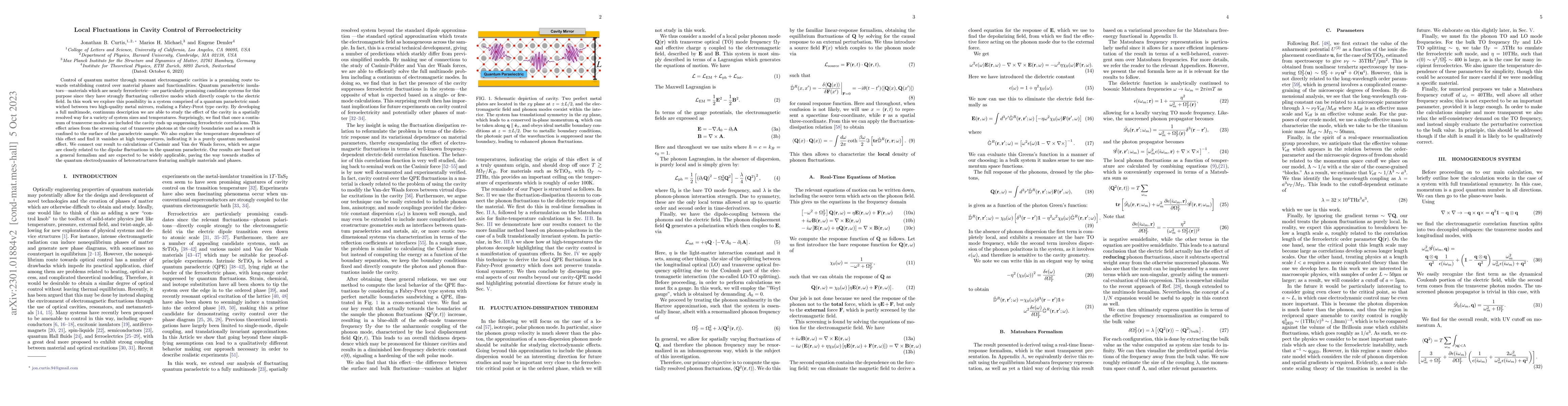 Thumbnail for Local Fluctuations in Cavity Control of Ferroelectricity