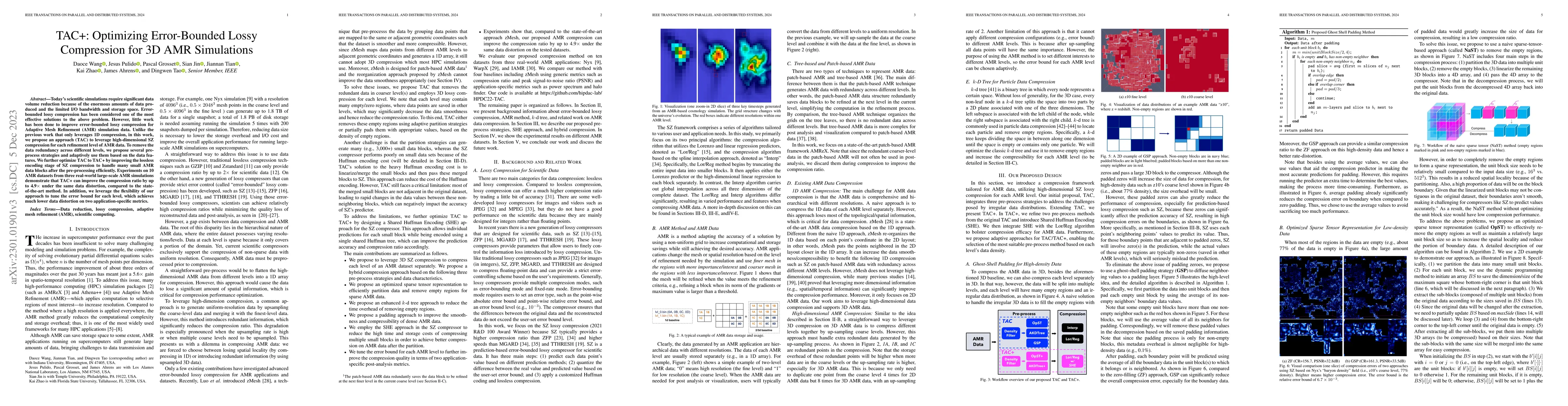 Thumbnail for TAC+: Optimizing Error-Bounded Lossy Compression for 3D AMR Simulations