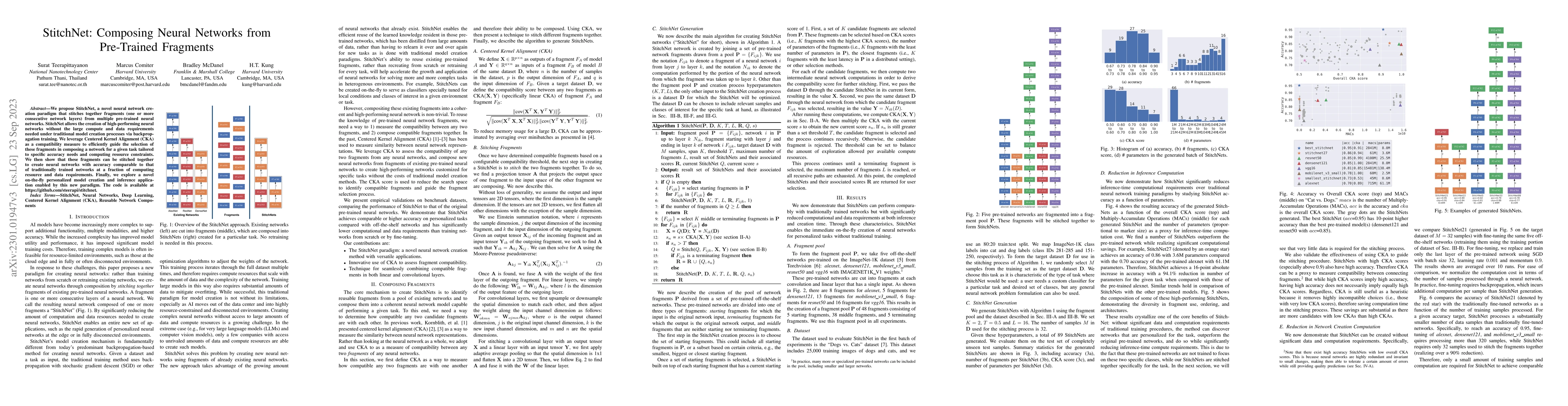 Thumbnail for StitchNet: Composing Neural Networks from Pre-Trained Fragments