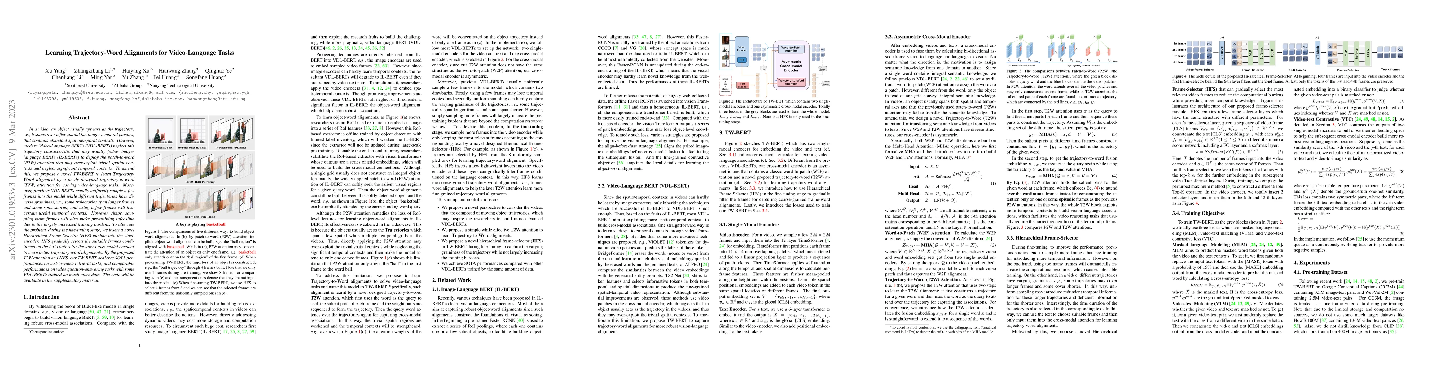 Thumbnail for Learning Trajectory-Word Alignments for Video-Language Tasks