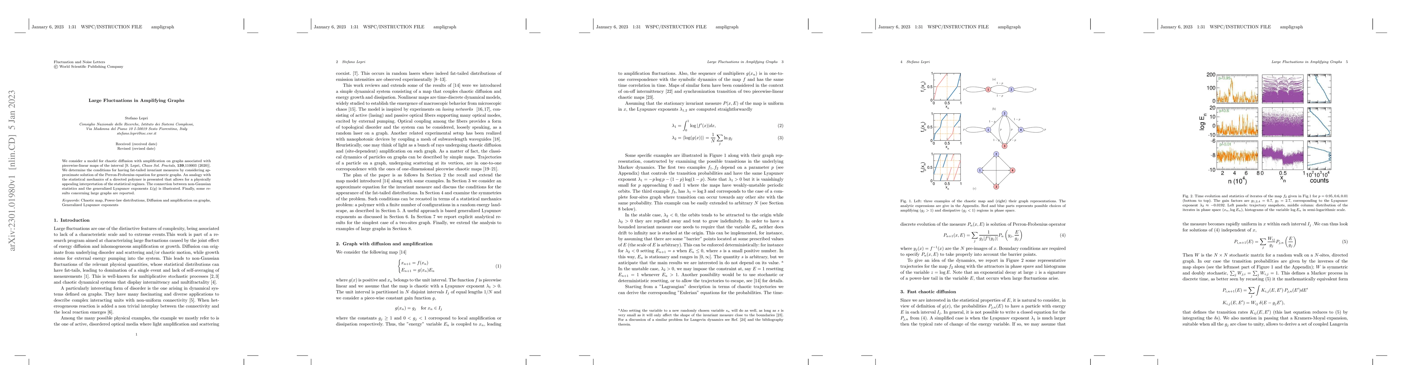 Thumbnail for Large Fluctuations in Amplifying Graphs